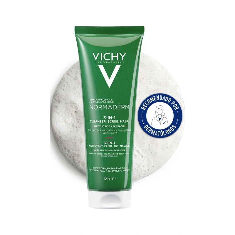 Normaderm 3 En 1 Exfoliante. Limpiador Y Mascarilla