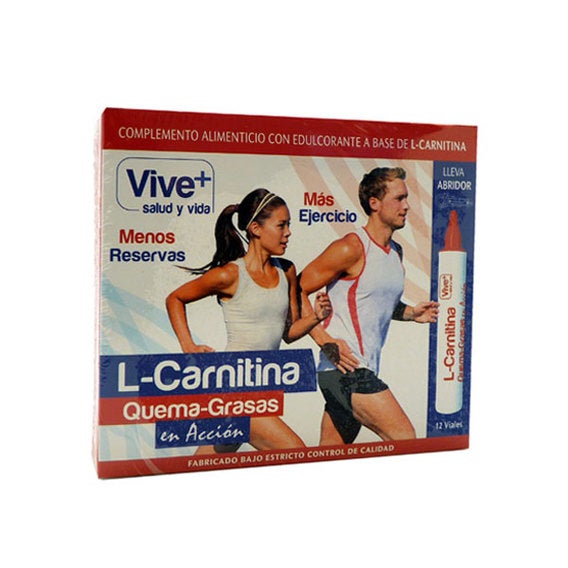 L-Carnitina Quemagrasas Líquida 12 Viales