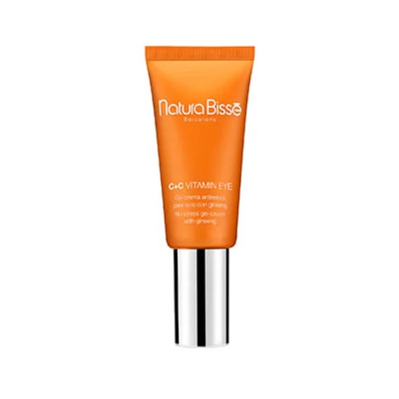 C C Vitamin Gel Crema Antiestres Ojos Con Ginseng