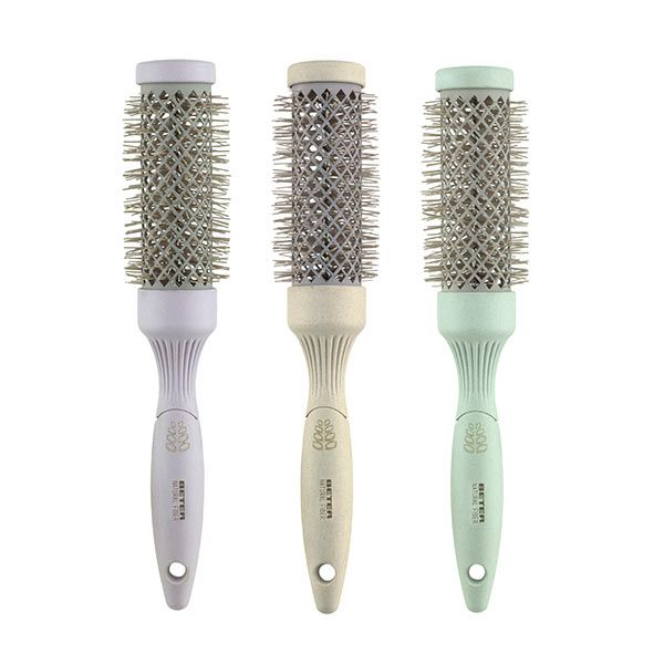 Natural Fiber Cepillo Térmico De Cerámica