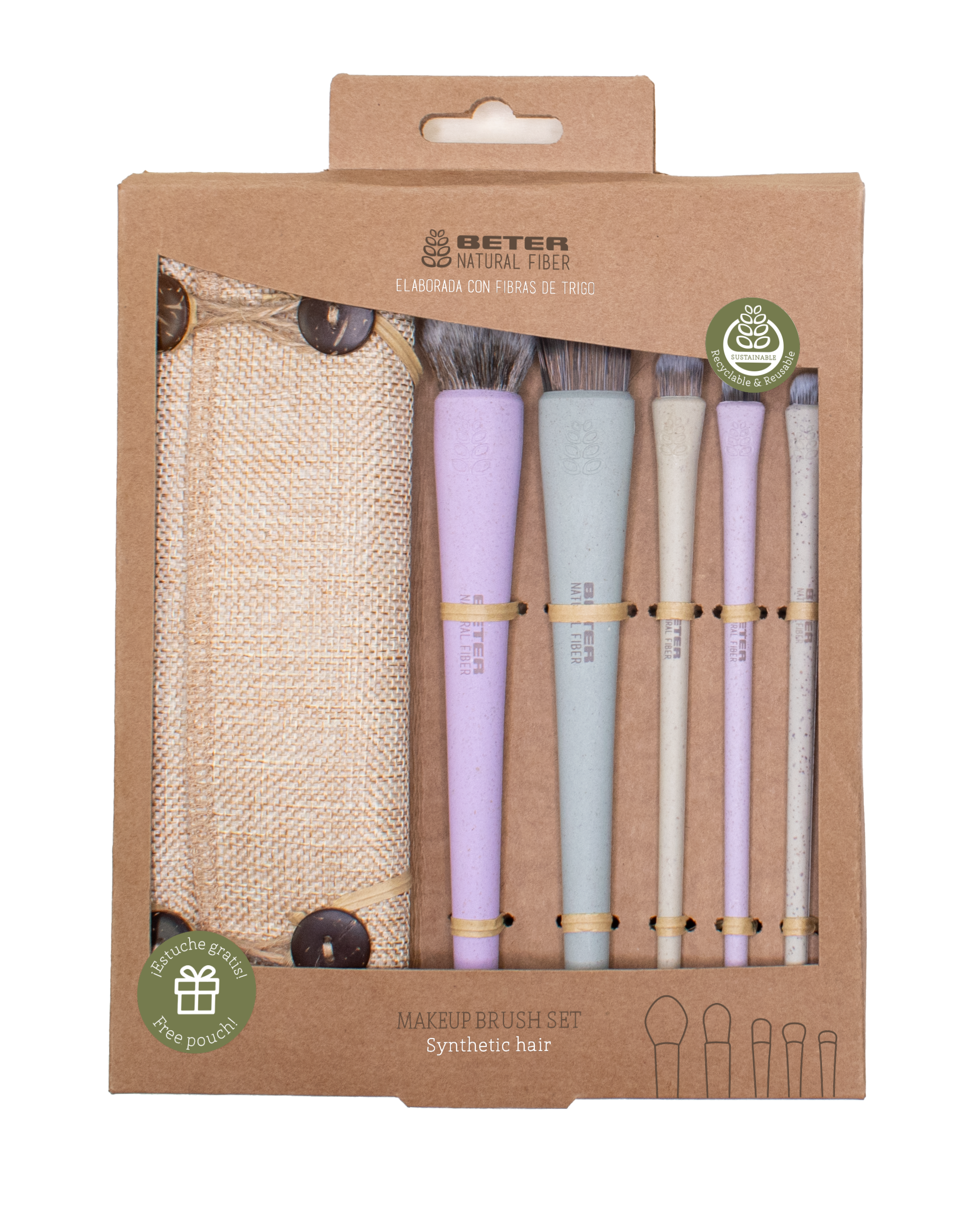 Natural Fiber Make Up Brush