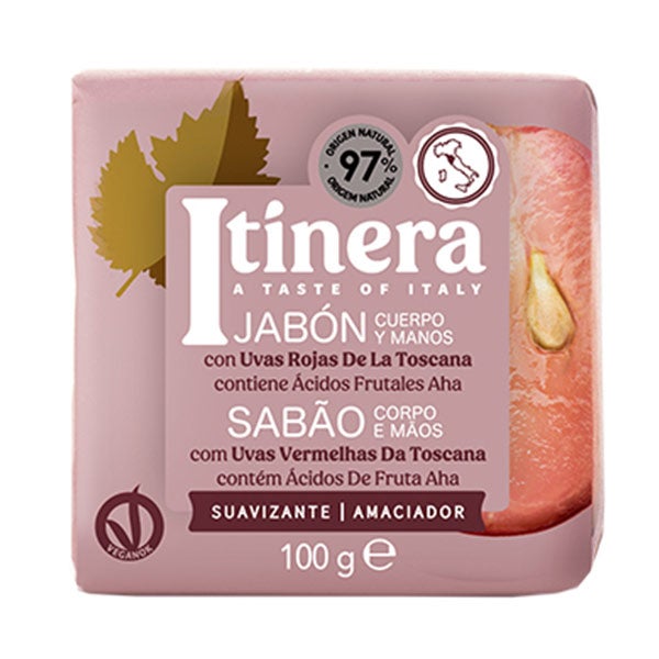 Jabón Con Uvas Rojas De La Toscana