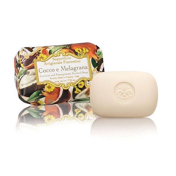 Jabón En Pastilla Rectangular Coco Y Granada
