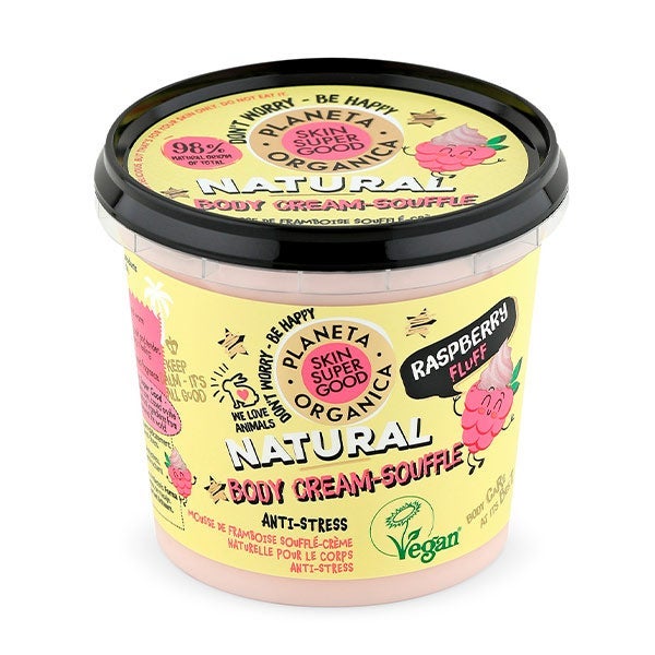 Skin Super Good Natural Body Cream-Souffle Raspberry Fluff