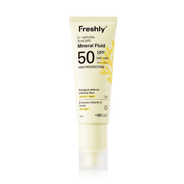 D+ Natural Suncare Mineral Fluid SPF50
