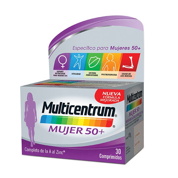 Multicentrum Para Mujer 50+ 30Ud