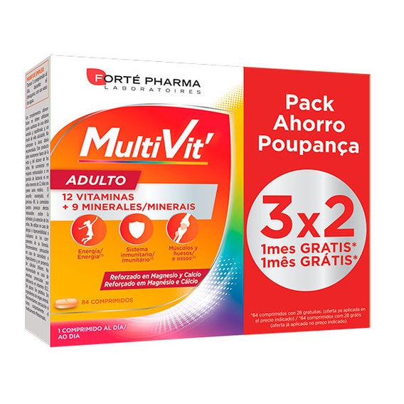 Energy Multivit Adulto 84 Comprimidos
