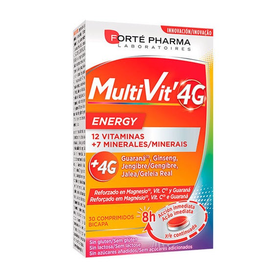 Multivitaminas 4G Energía Comprimidos