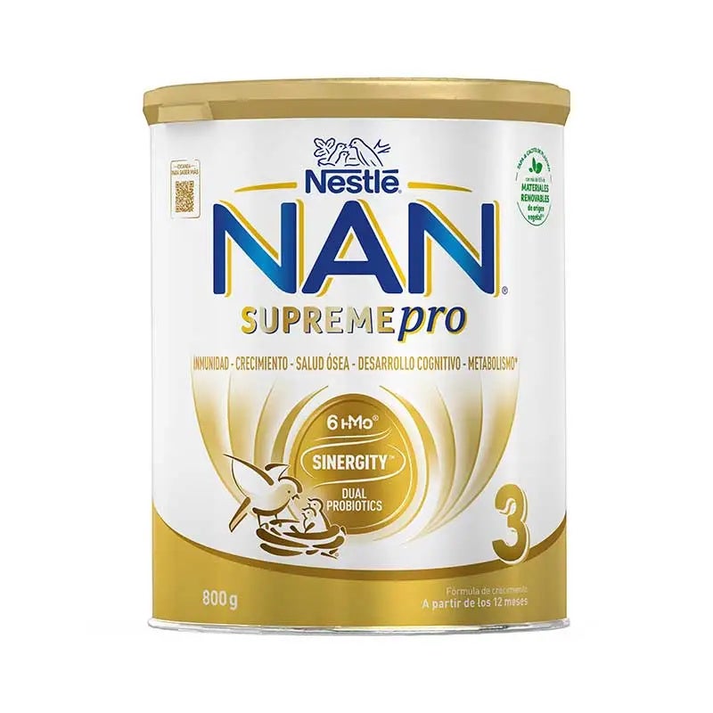 Nan Supreme 3 Leche Para Lactantes 800 Gr