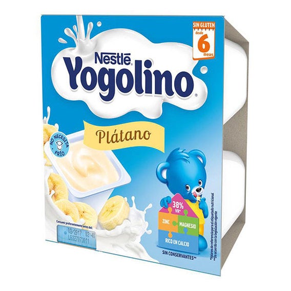 Yogolino Plátano Postre Lácteo