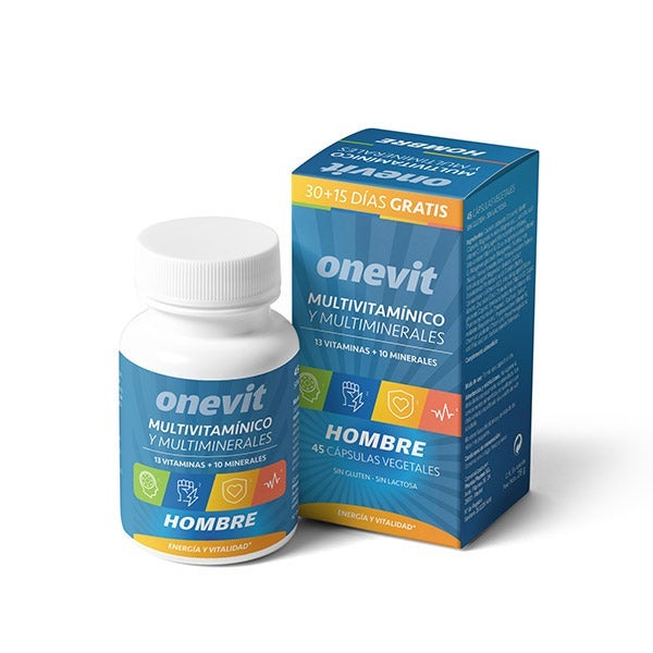 Onevit Multivitaminico Hombre 45Caps Vegetales