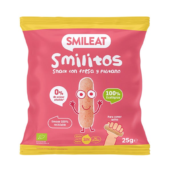 Smilitos Ecológicos De Fresa Y Plátano
