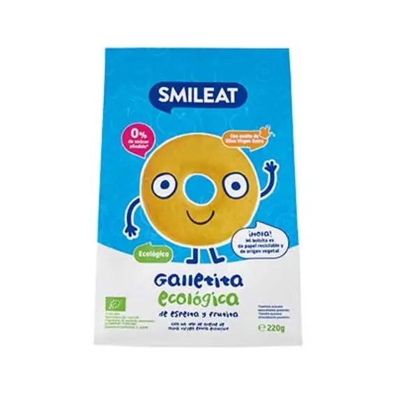 Galletas Infantiles De Espelta Con Manzana Ecológica