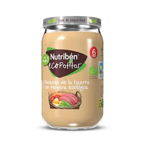 Potitos Eco Verduras Huerta Ternera 235 Gr