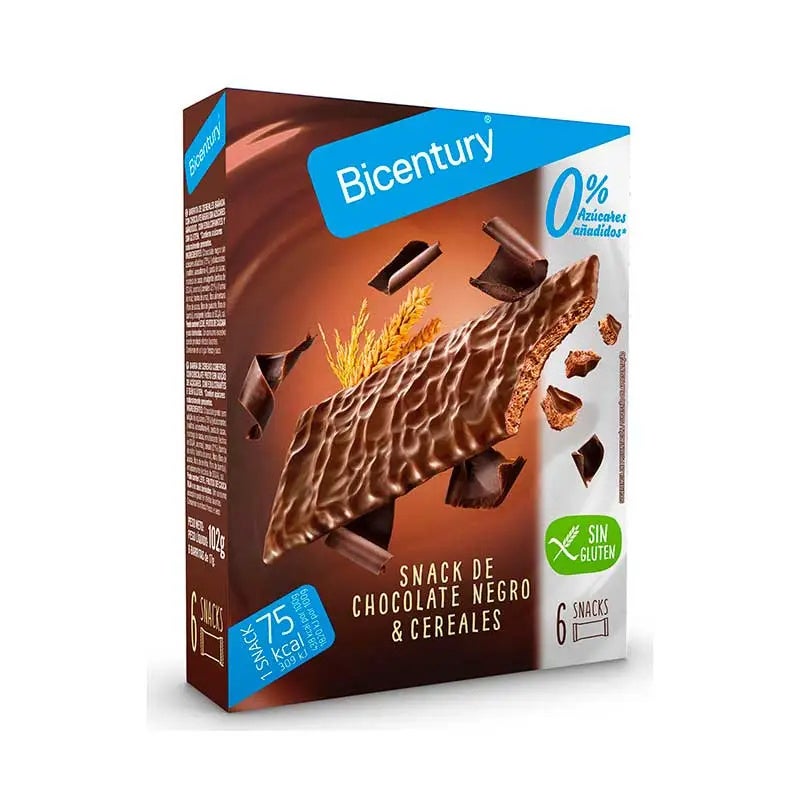 Sarialis Barritas Chocolate Negro Sin Gluten Sin Azucar 102 Gr