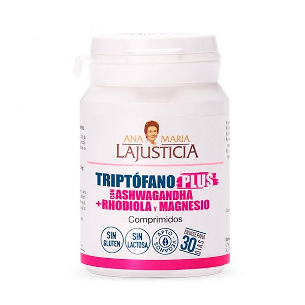Triptófano Plus Con Ashwagandha+ Rhodiola Y Magnesio