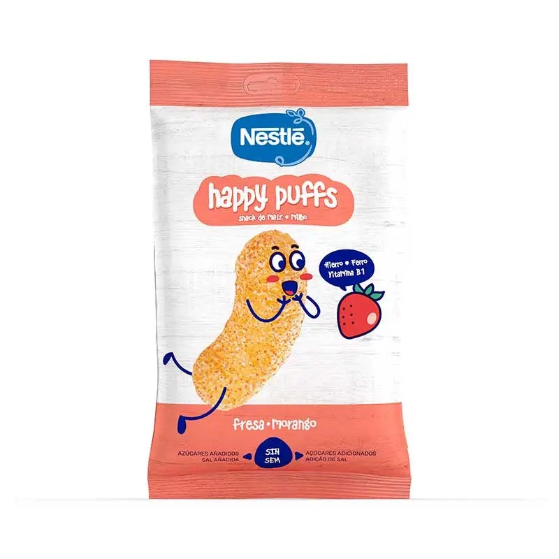 Happy Puffs Maiz Fresa 28 Gr
