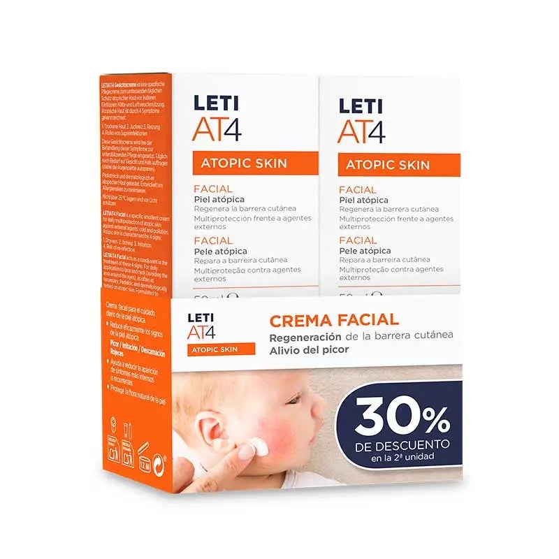 At-4 Facial Piels Secas Lote De 2X