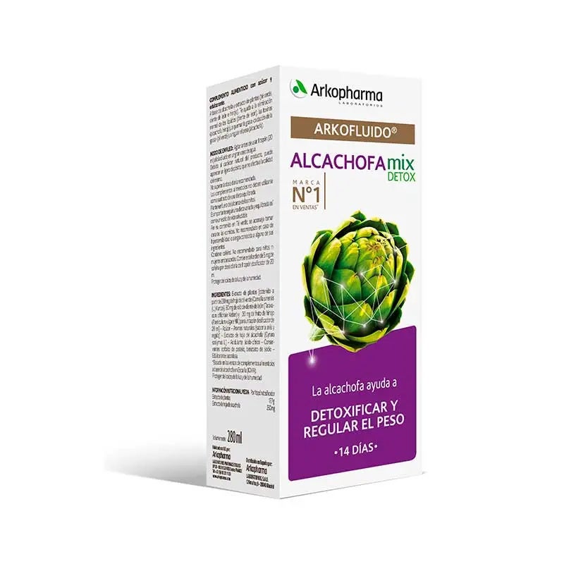 Arkofluido Alcachofa Mix Detox Bio 280Ml