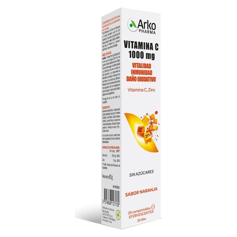 Arkovital Vitamina C 1000Mg Efervescente 20 Comprimidos