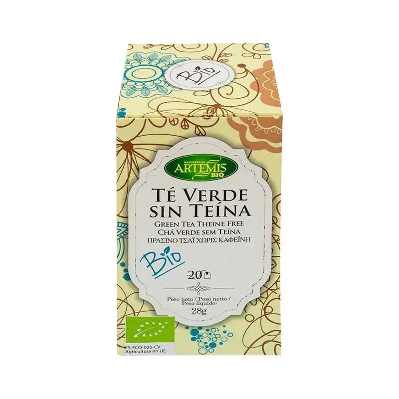 Infusion Bio Te Verde Sin Teina