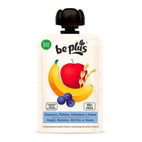 Pouch Bio Manzana. Plátano. Arándanos Y Avena