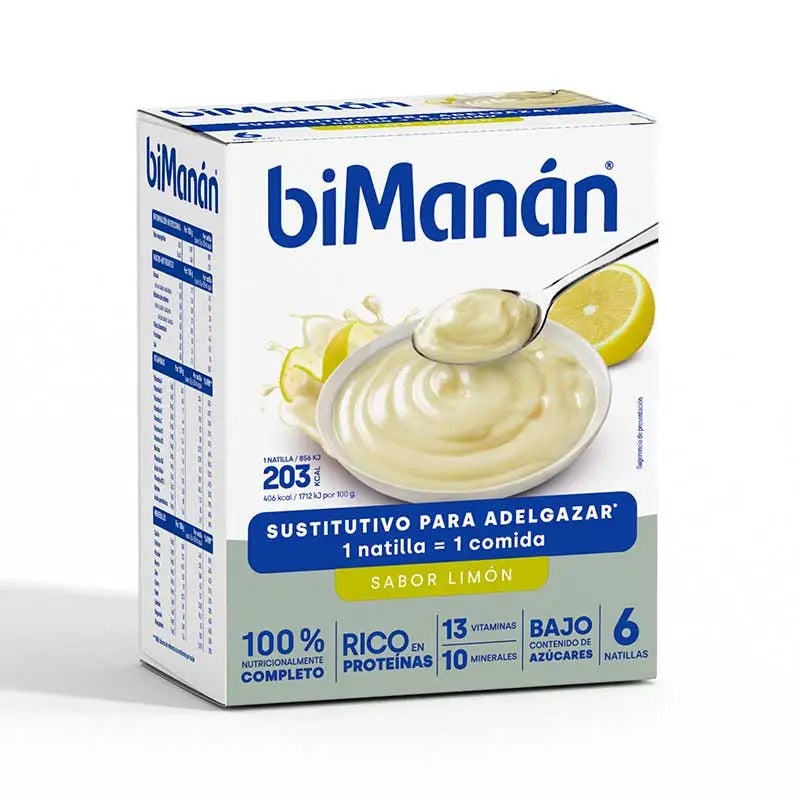 Natillas Sustitutivas Sabor Limón