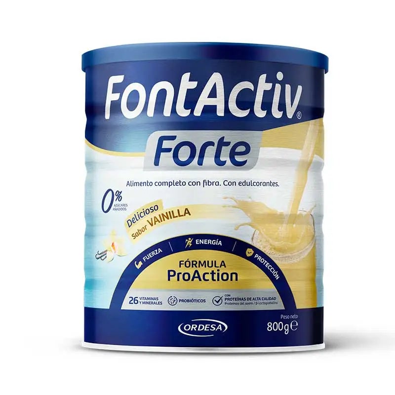 Forte Vainilla Sin Lactosa Alimento Dietético En Polvo 800 Gr