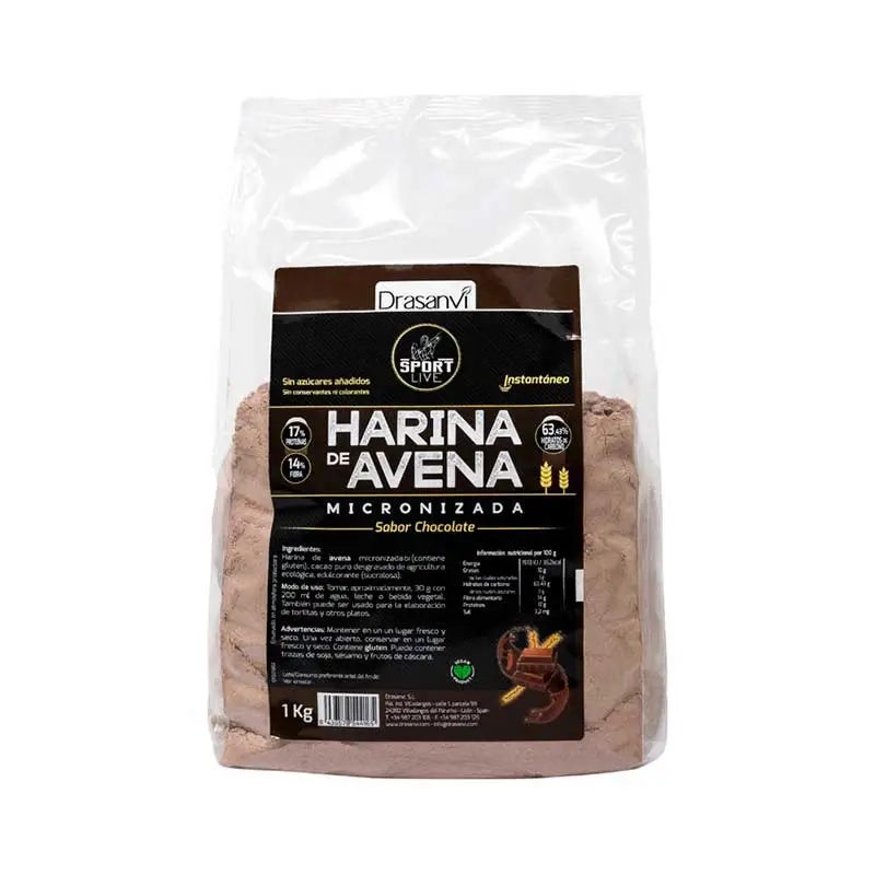 Harina Avena Sabor Chocolate 1 Kg