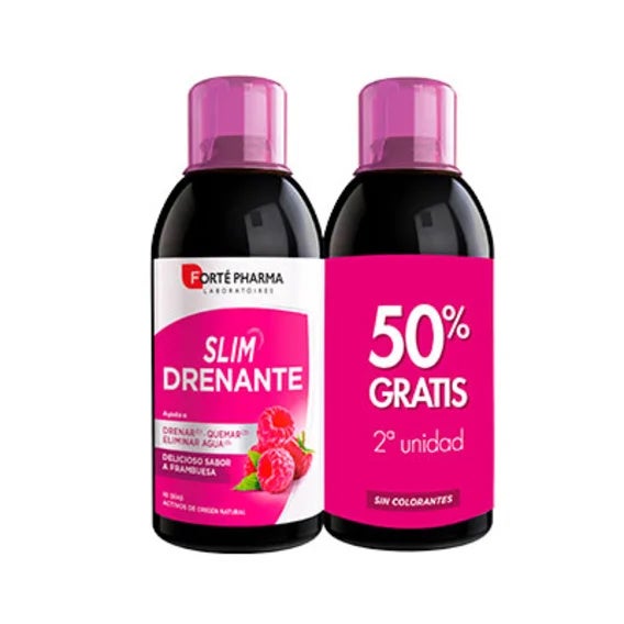 Lote Slim Drenante Sabor Frambuesa 2X