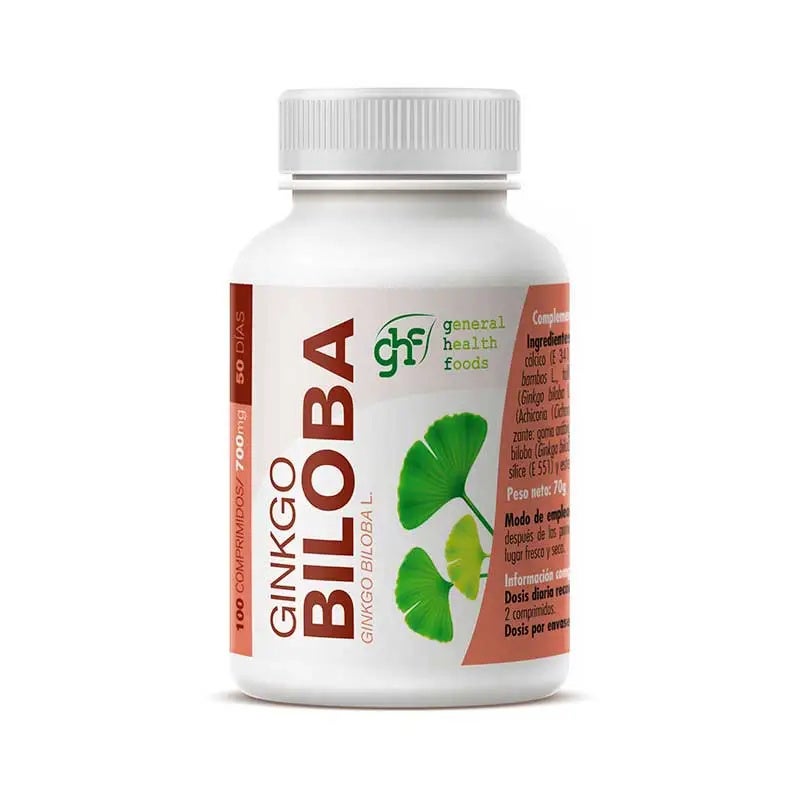 Ginkgo Biloba 700 Mg 100 Comprimidos
