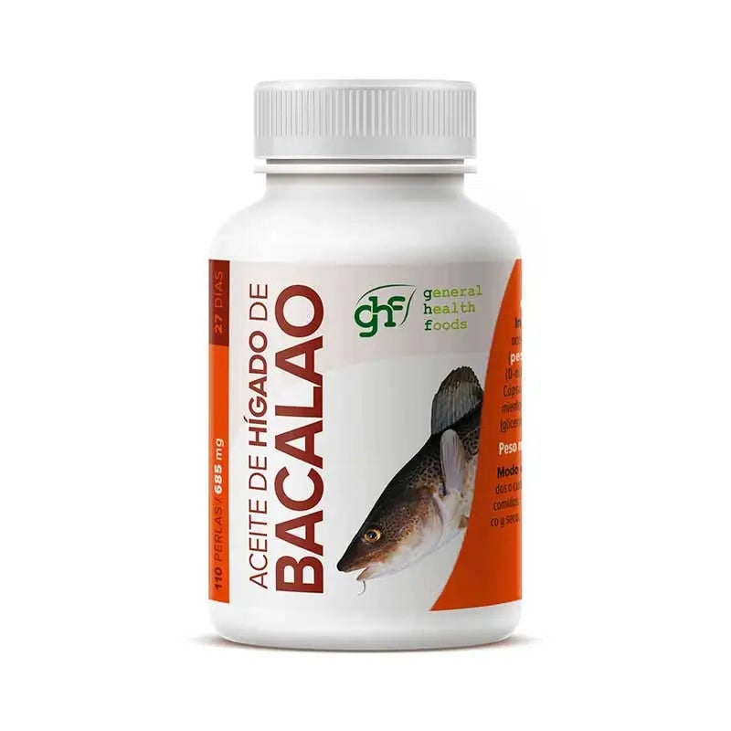 Hígado De Bacalao 500 Mg 110 Perlas
