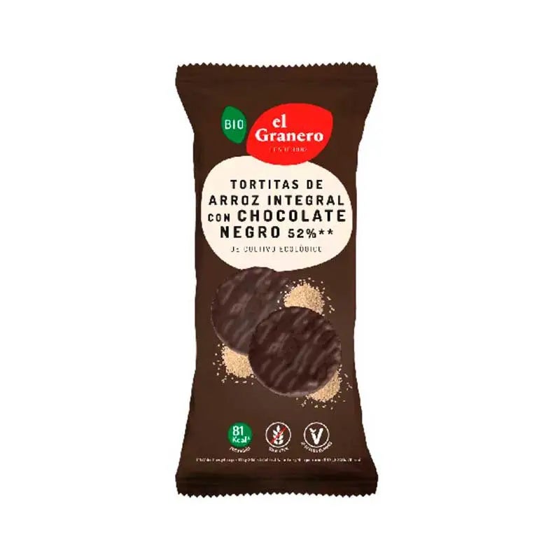 Bio Tortitas De Arroz Y Chocolate Negro