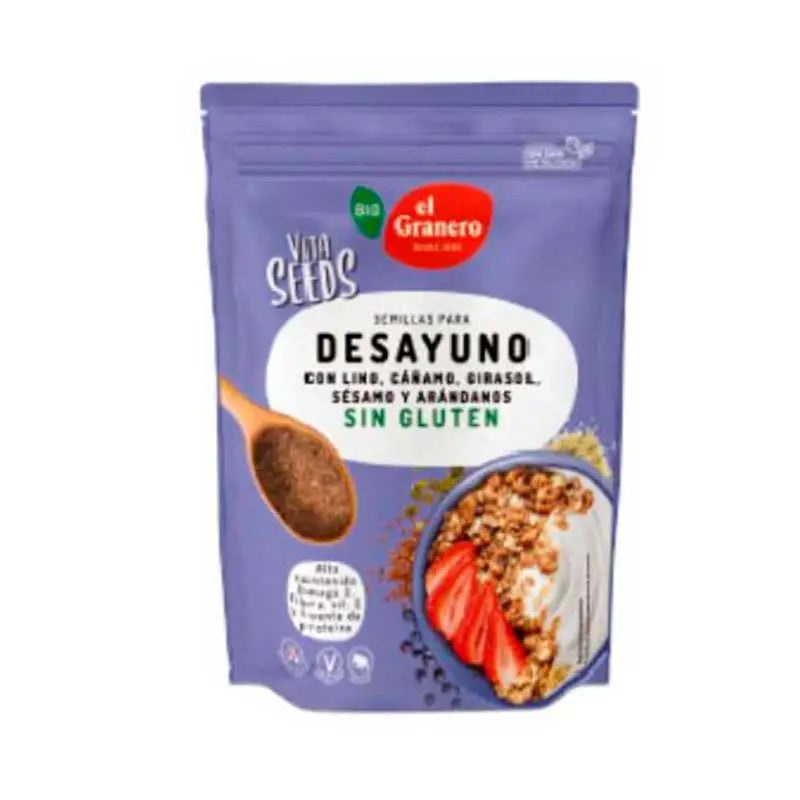 Semillas Bio Vitaseeds De Lino Molido Con Cáñamo Y Arándanos