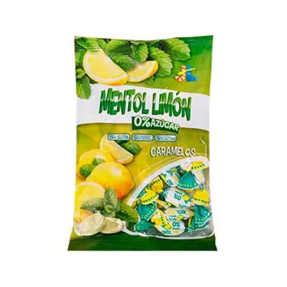 Caramel Mentol Limon Sin Azucar