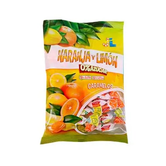 Caramelo Naranja Limon Sin Azucar