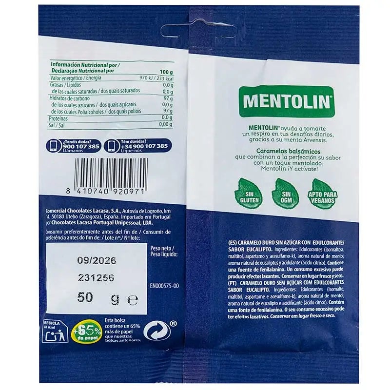 Eucaliptus Sin Azucar Bolsa