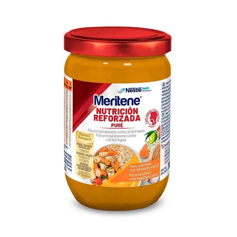 Puré De Adultos Pavo Con Arroz Y Zanahorias