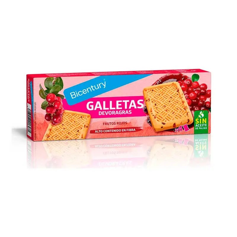 Devoragras Galletas Frutos Rojos 160 Gr