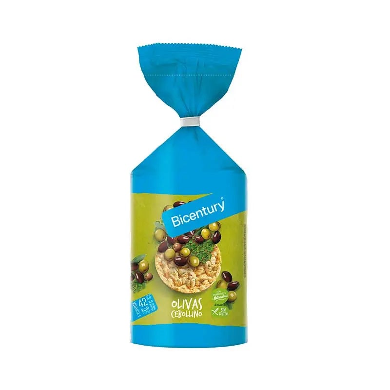 Tortitas De Maiz Olivas Y Cebollino