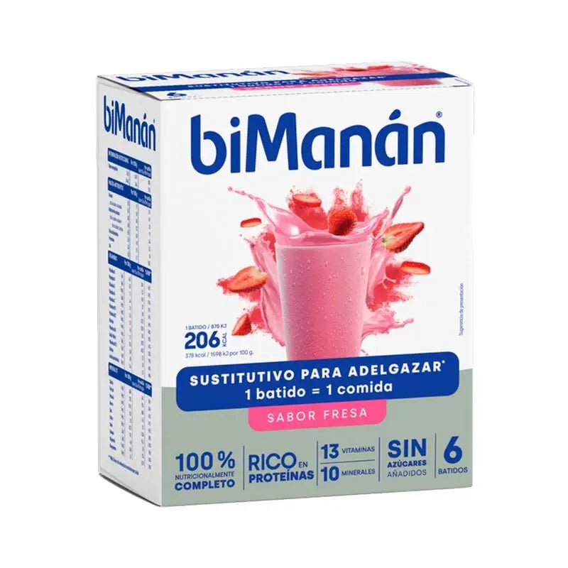 Beslim Batido Fresa 6 Sobres