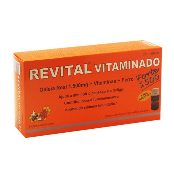 Complemento Alimenticio Vitaminado Forte 1500 Mg 20 Ampollas