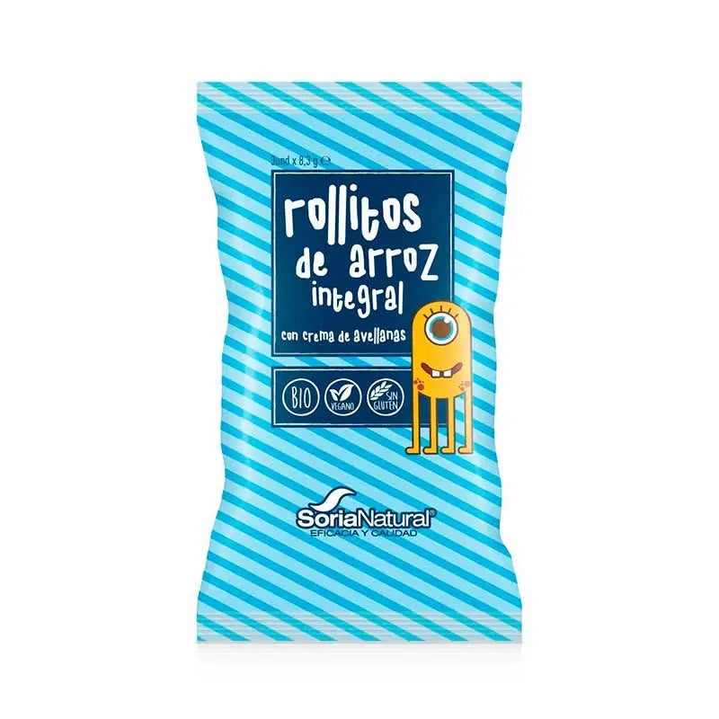 Snacks De Arroz Con Crema De Cacao Y Avellanas Ecológicos 24 Gr