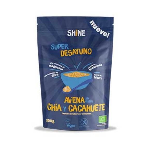 Super Desayuno Avena Chia Y Cacahuetes