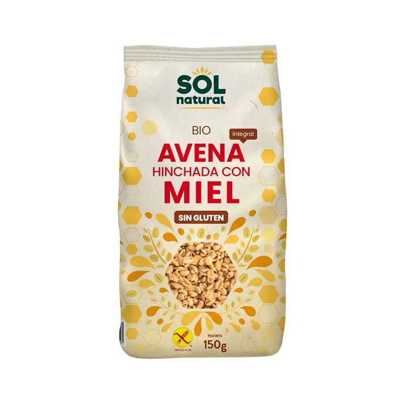 Avena Hinchada Miel Sin Gluten