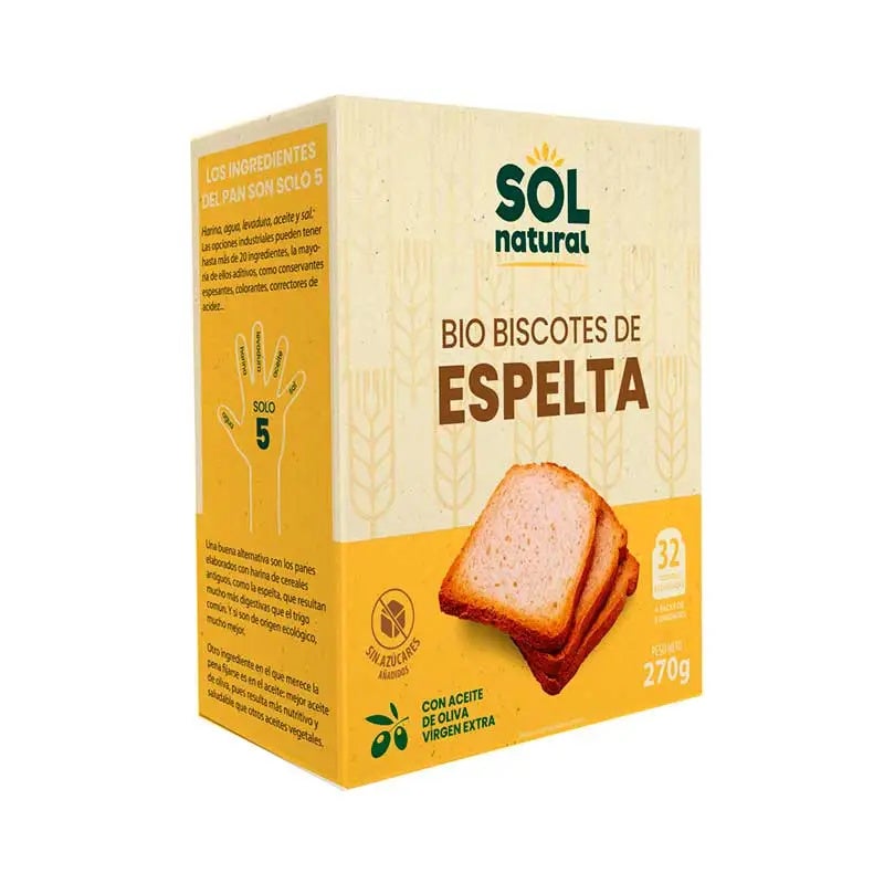 Biscotes De Espelta Ecológicos