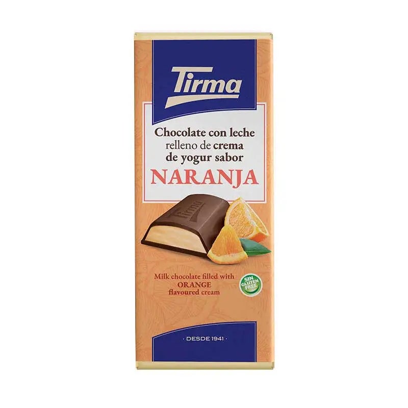 Tableta Chocolate Crema Naranja