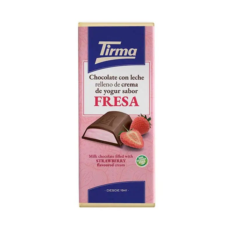 Tableta Chocolate Crema Fresa