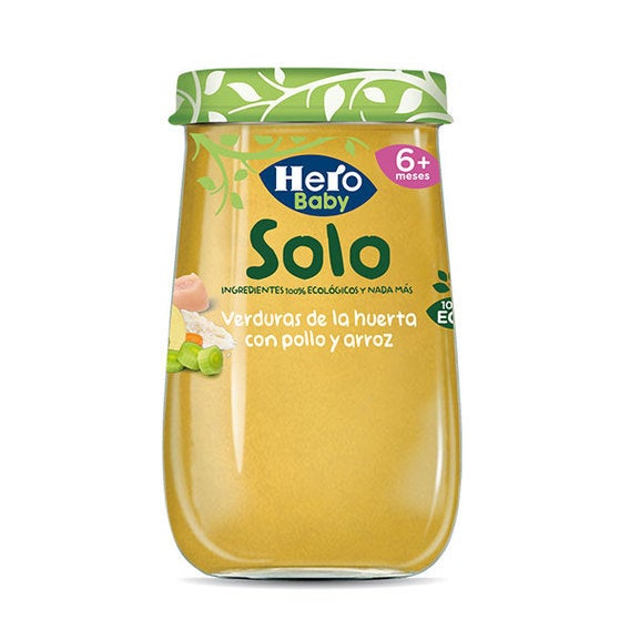 Baby Solo Eco Verduras De La Huerta Con Pollo Y Arroz