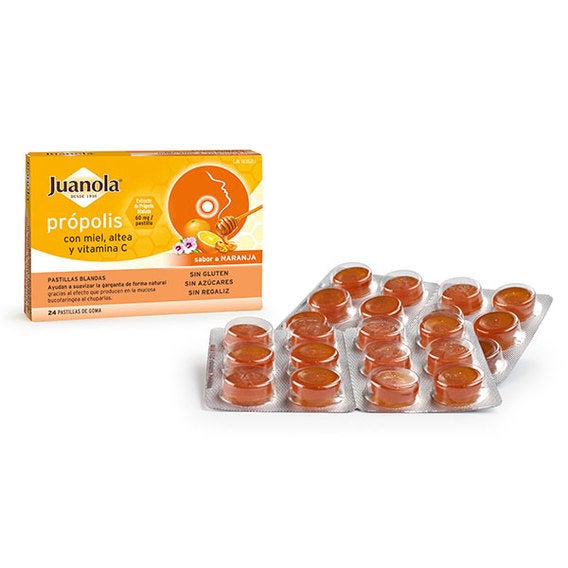 Pastillas Própolis Sabor Naranja 48 Gr